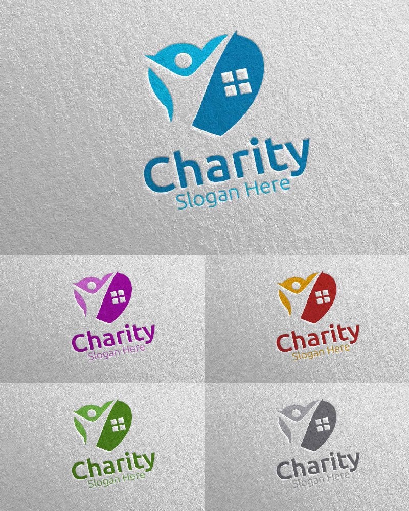 Kit Graphique #114891 Charity Logo Divers Modles Web - Logo template Preview