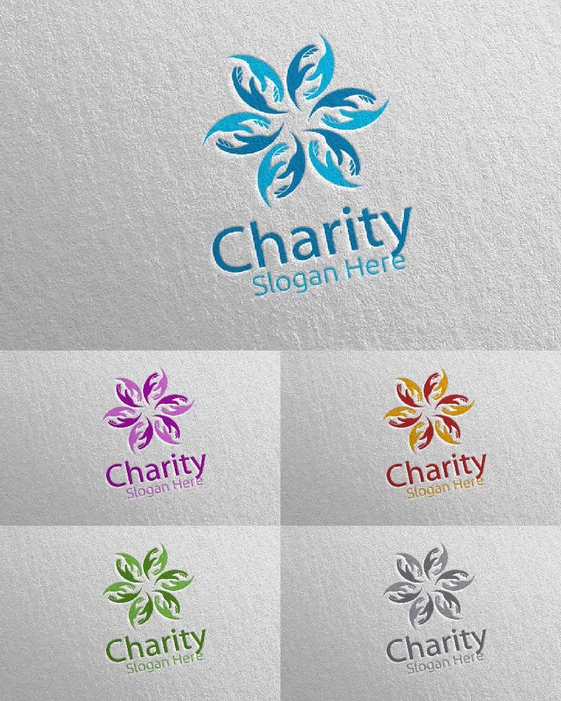 Kit Graphique #114895 Charity Logo Divers Modles Web - Logo template Preview