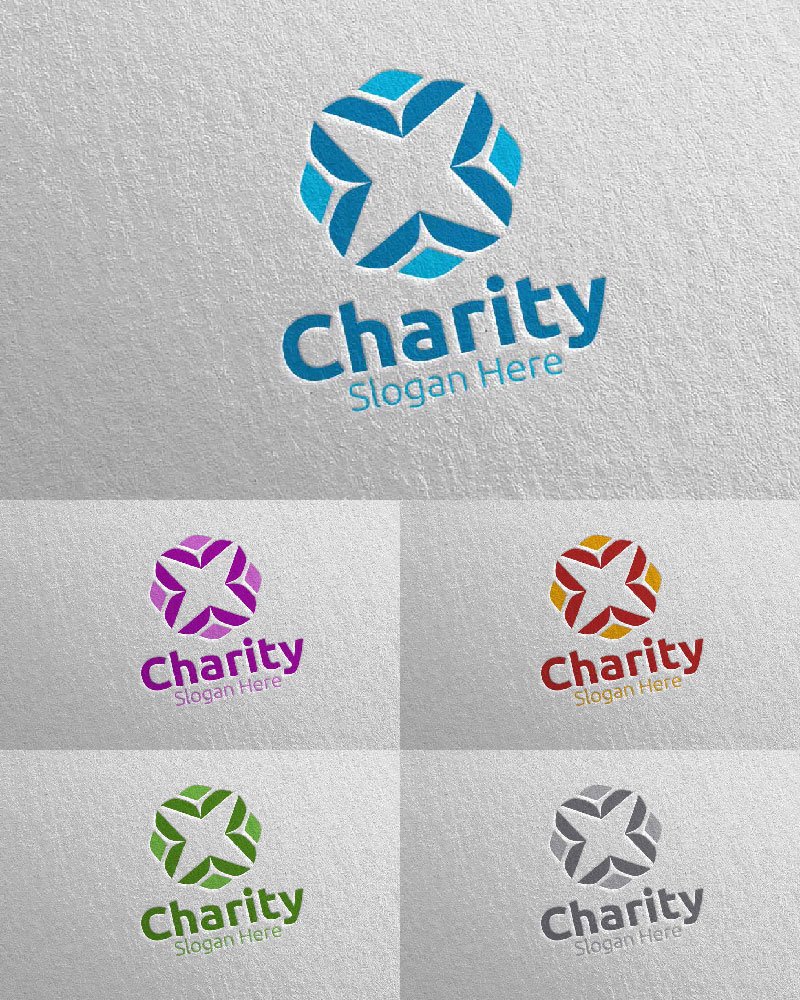 Kit Graphique #114896 Charity Logo Divers Modles Web - Logo template Preview