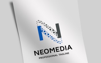 Neo Media Letter N Logo Template