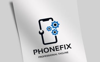 Phone Repair Fix Logo Template
