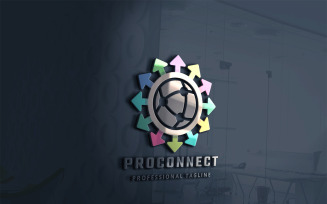 Pro Connect Logo Template