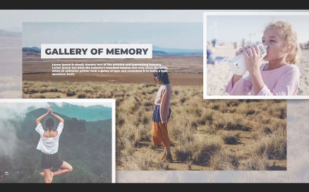 Gallery of Memories Premiere Pro Template