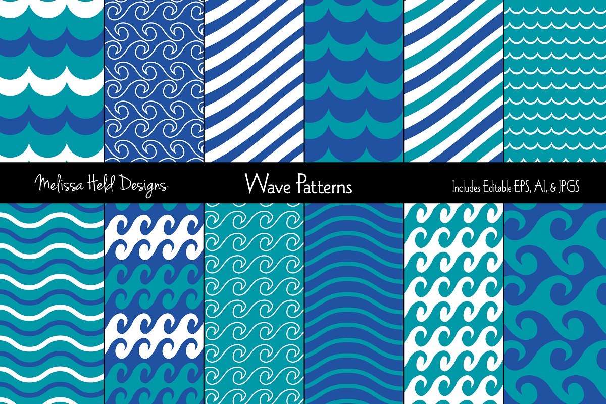 Kit Graphique #115044 Wae Bleu Divers Modles Web - Logo template Preview