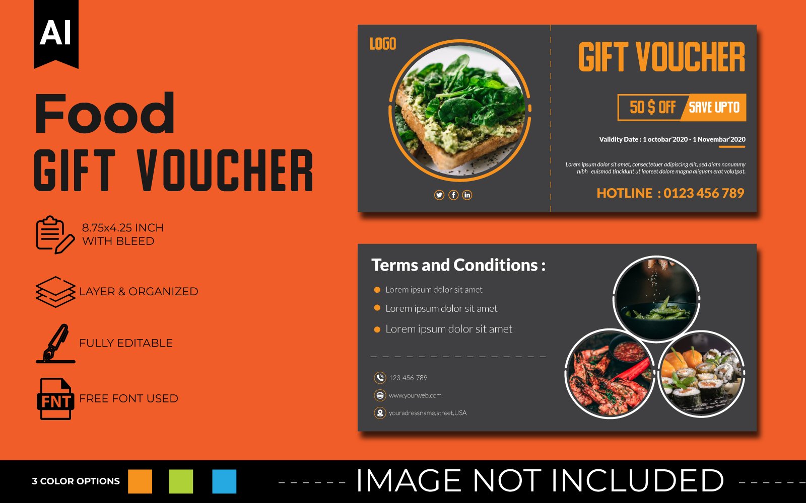 Template #115058 Voucher Designadvertisementbusinesscardcertificatediscount Webdesign Template - Logo template Preview