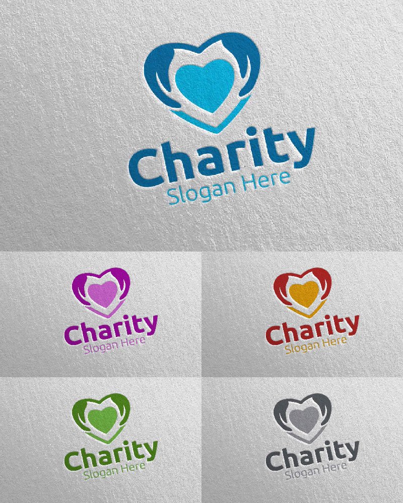 Kit Graphique #115084 Charity Logo Divers Modles Web - Logo template Preview