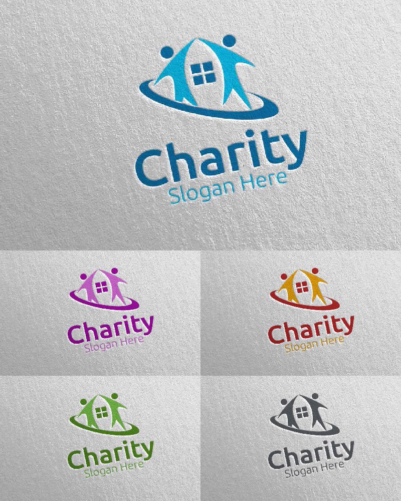Kit Graphique #115094 Charity Logo Divers Modles Web - Logo template Preview
