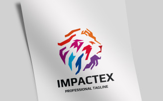 Impact Lion Logo Template