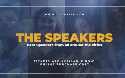 The Speakers Premiere Pro Template