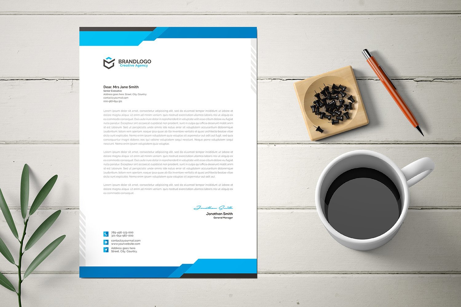 Template #115205 Business Card Webdesign Template - Logo template Preview