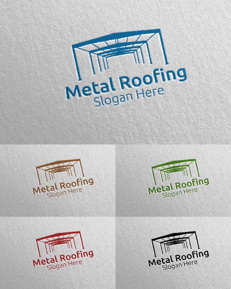 Kit Graphique #115241 Metal Roofing Divers Modles Web - Logo template Preview