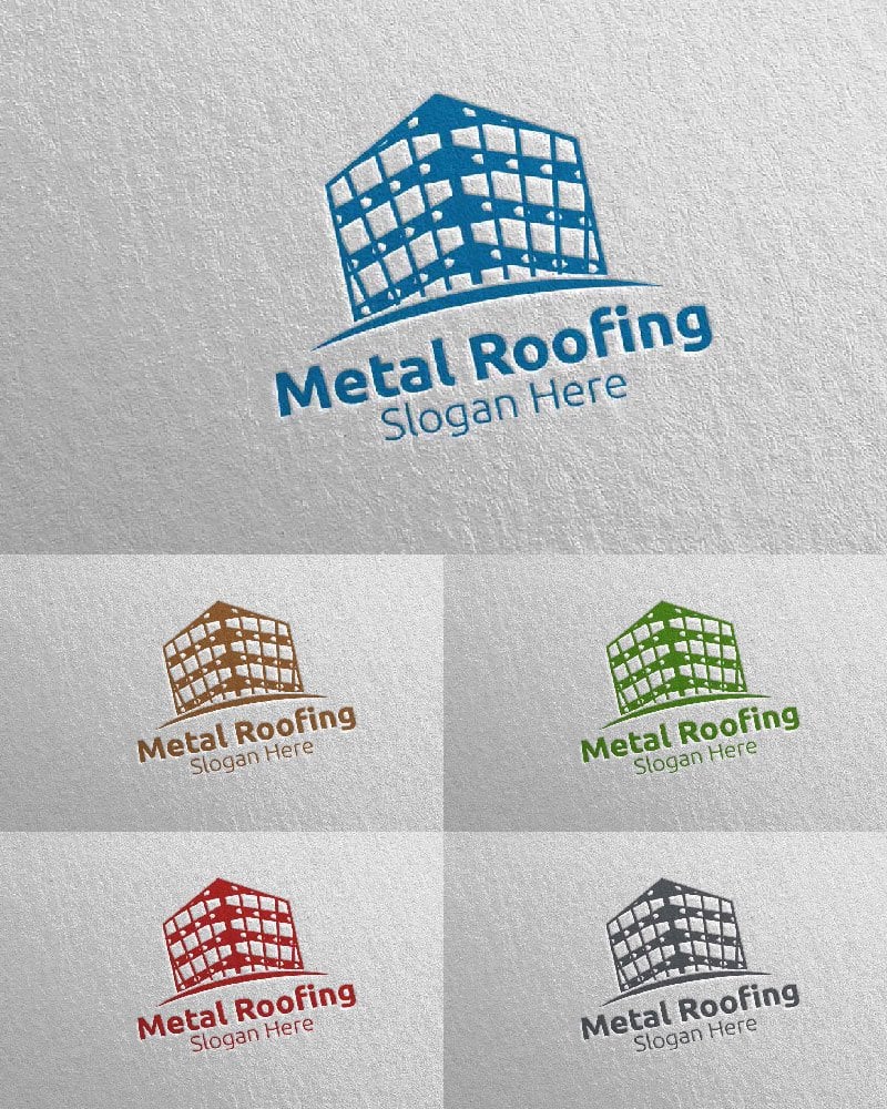 Kit Graphique #115243 Metal Roofing Divers Modles Web - Logo template Preview