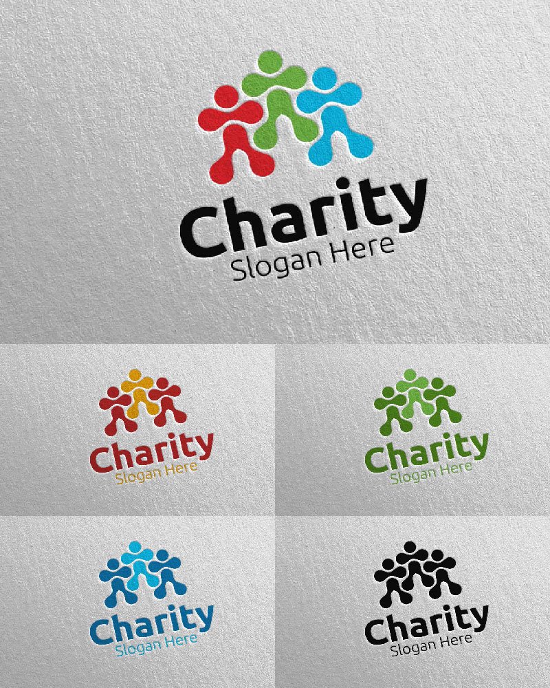 Kit Graphique #115272 Charity Logo Divers Modles Web - Logo template Preview