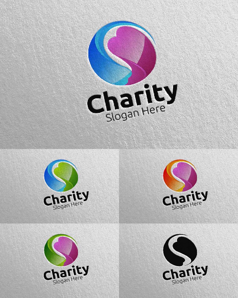 Kit Graphique #115273 Charity Logo Divers Modles Web - Logo template Preview