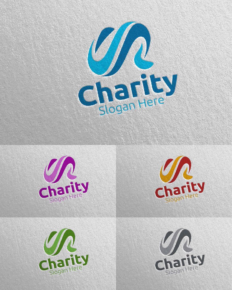 Kit Graphique #115274 Charity Logo Divers Modles Web - Logo template Preview