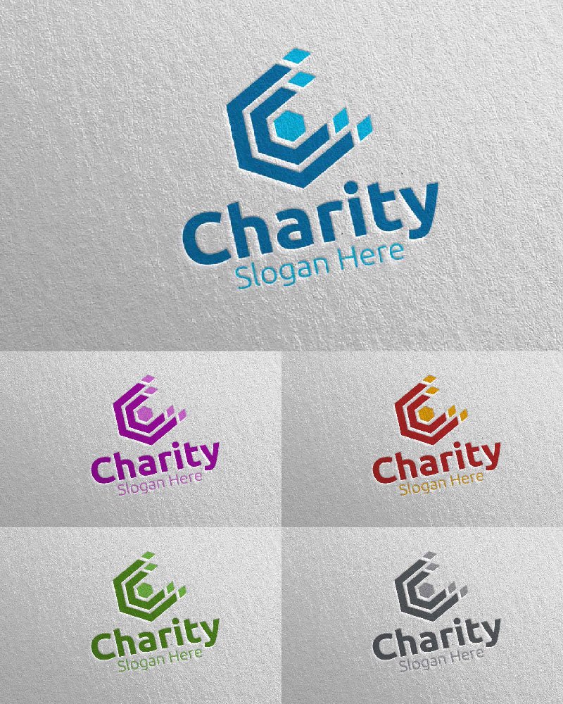 Kit Graphique #115276 Charity Logo Divers Modles Web - Logo template Preview