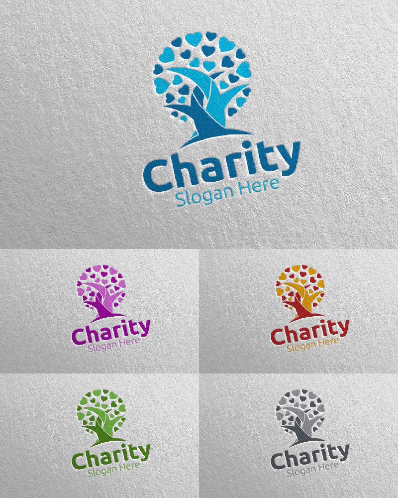 Kit Graphique #115279 Charity Logo Divers Modles Web - Logo template Preview