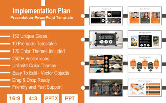 Implementation Plan Presentation PowerPoint template