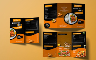 Restaurant Tri Fold Brochure - Corporate Identity Template