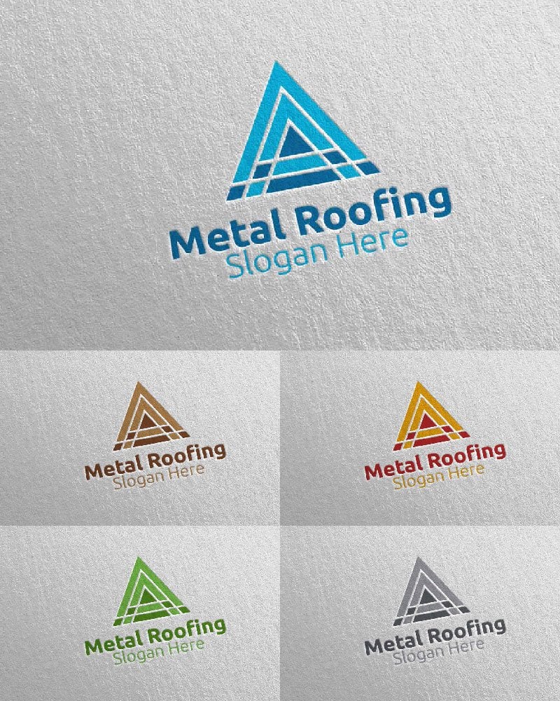 Kit Graphique #115423 Metal Roofing Divers Modles Web - Logo template Preview