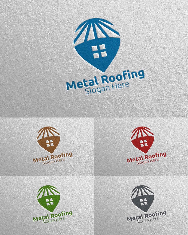 Kit Graphique #115424 Metal Toiture Divers Modles Web - Logo template Preview
