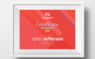 Free of Completion Certificate Template
