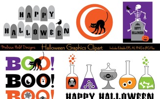 Halloween Graphics Clipart Pattern