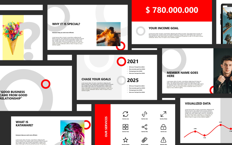 SlidePut Presentation Pack PowerPoint template