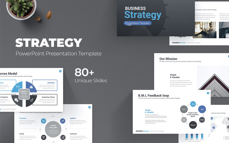 Business Strategy PowerPoint template PowerPoint Template