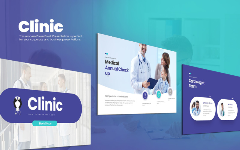 Clinic PowerPoint template PowerPoint Template