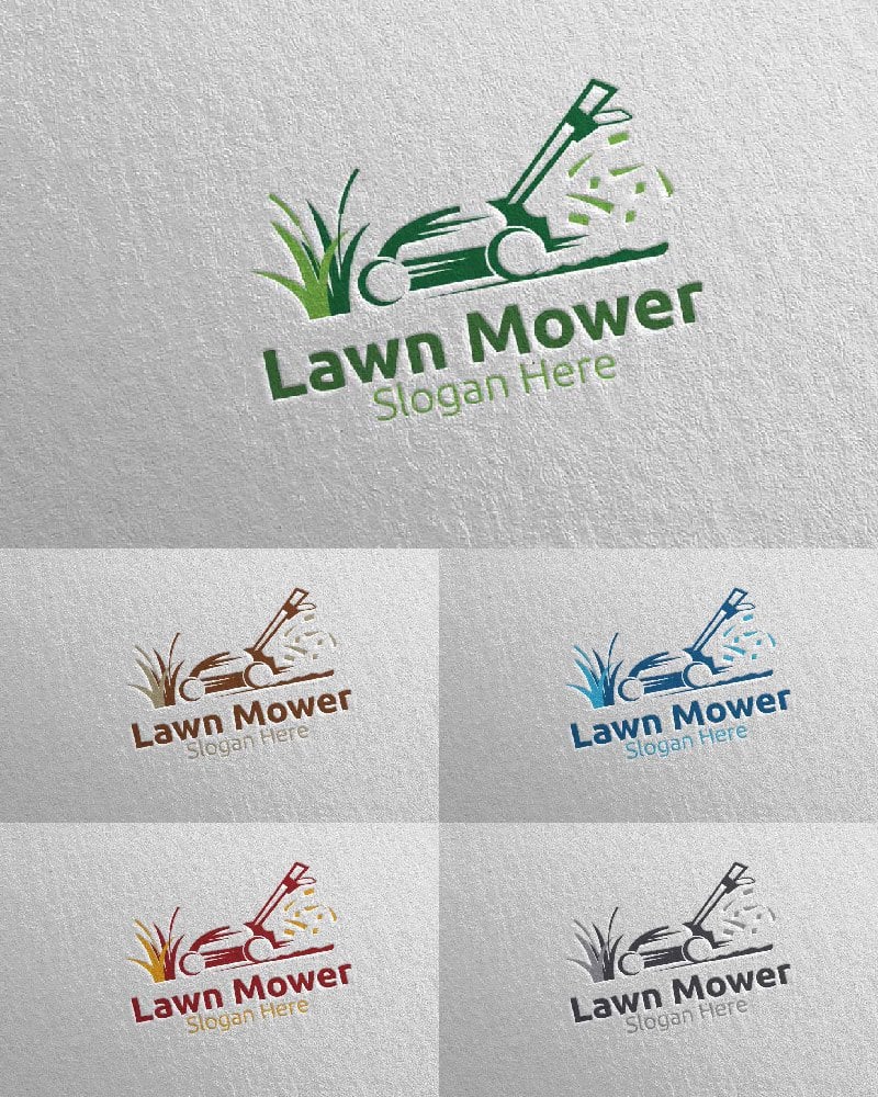 Template #115888 Green Cutting Webdesign Template - Logo template Preview