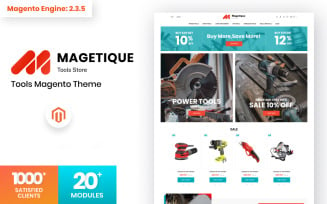 Magetique - Tools Store Magento Theme