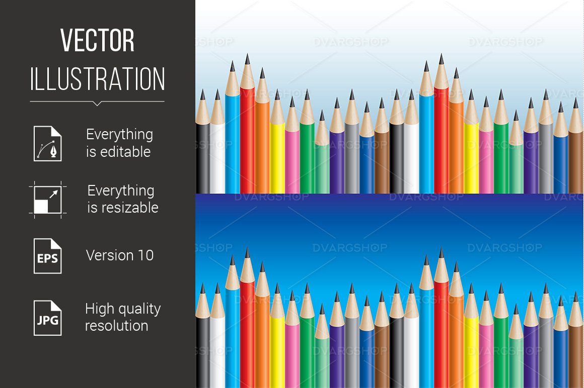 Kit Graphique #115914 Color Crayons Divers Modles Web - Logo template Preview
