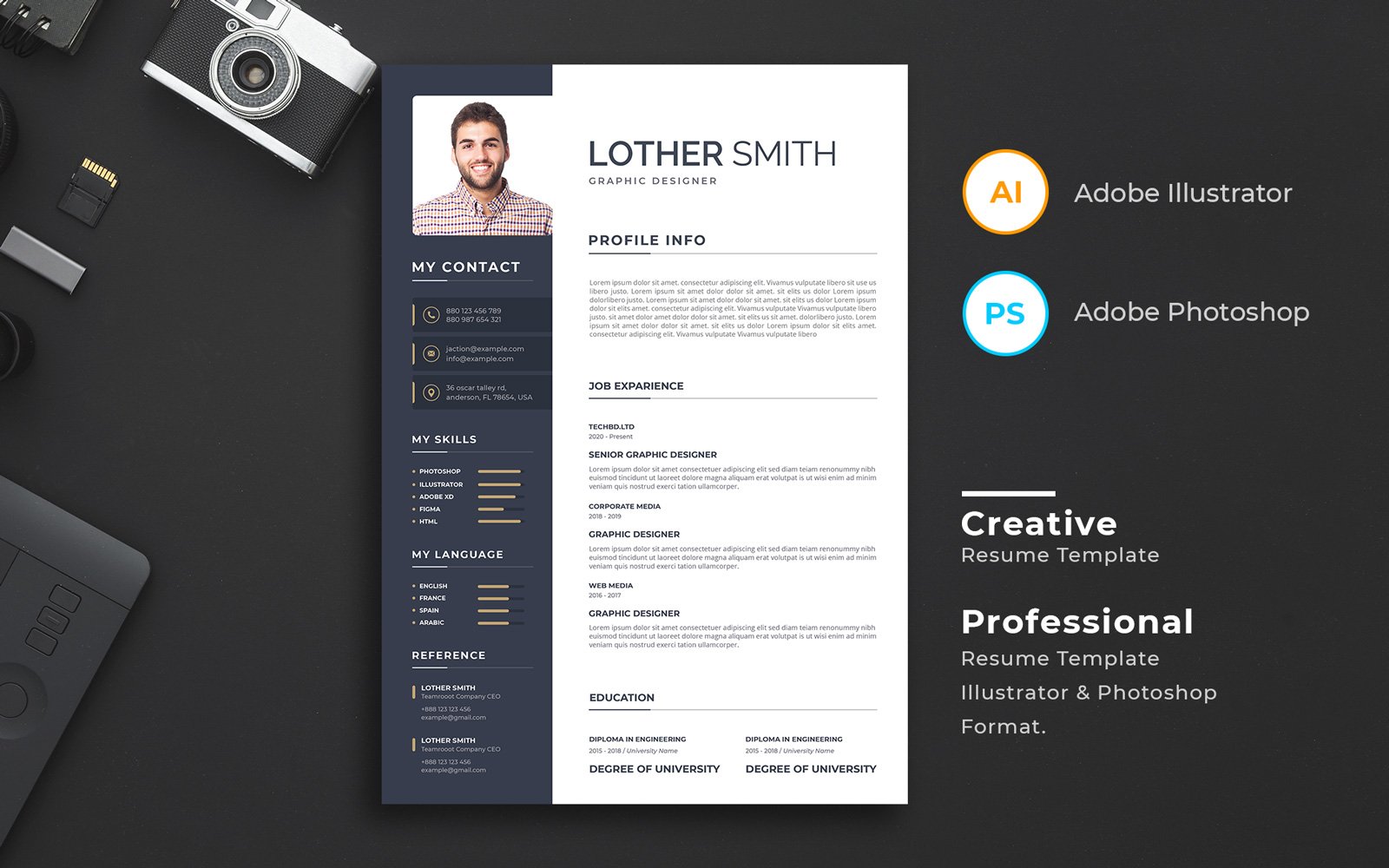 Kit Graphique #115929 Application Cv Web Design - Logo template Preview