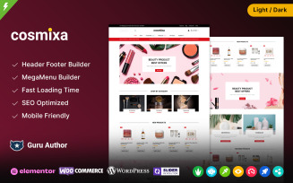 Cosmixa - Cosmetic Makeup and Fashion WooCommerce Theme