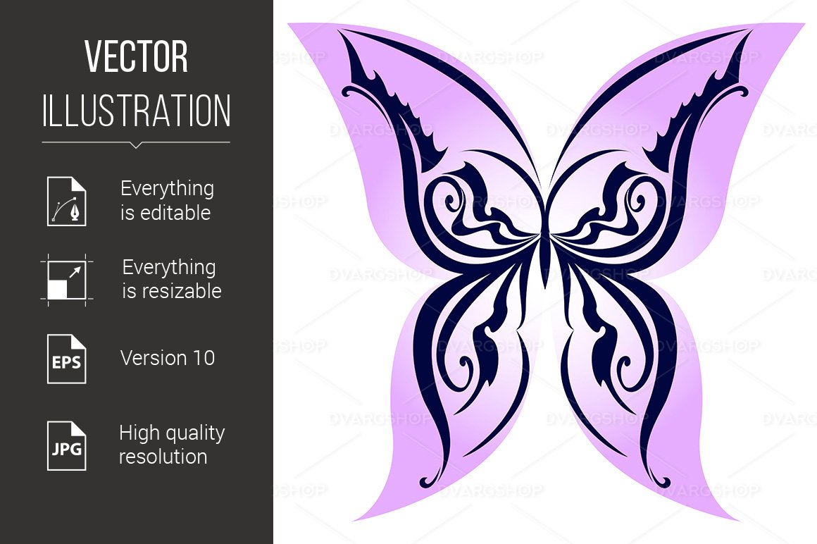 Template #116056 Butterfly Design Webdesign Template - Logo template Preview