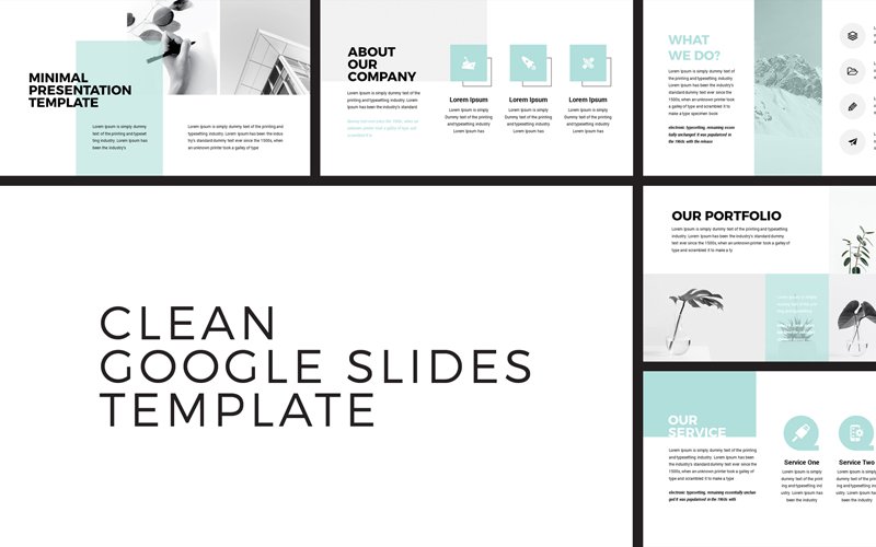 Template #116095 Google Slides Webdesign Template - Logo template Preview