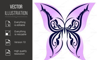 Abstract Butterfly - Vector Image