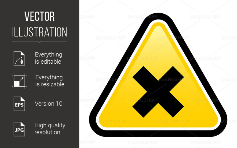 Harmful Sign - Vector Image Vector Graphic