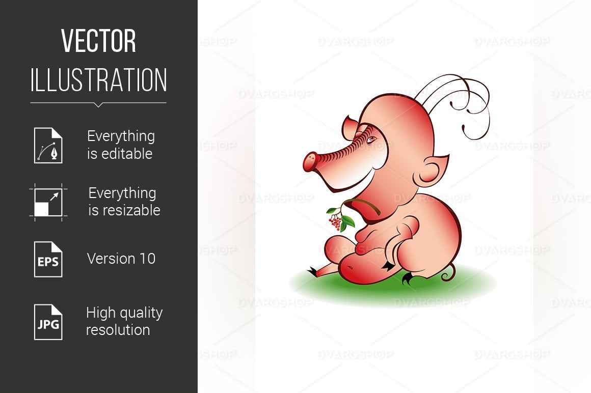 Kit Graphique #116148 Pig Illustration Divers Modles Web - Logo template Preview