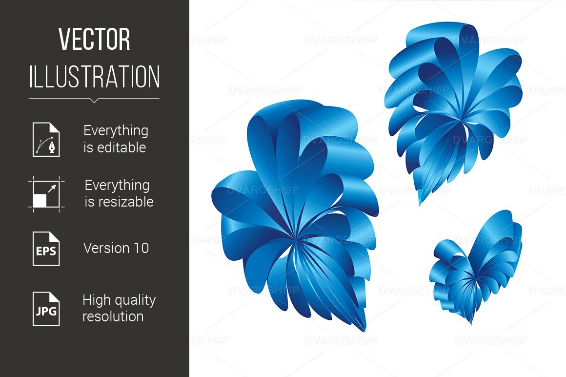 Kit Graphique #116189 Shape Bleu Divers Modles Web - Logo template Preview
