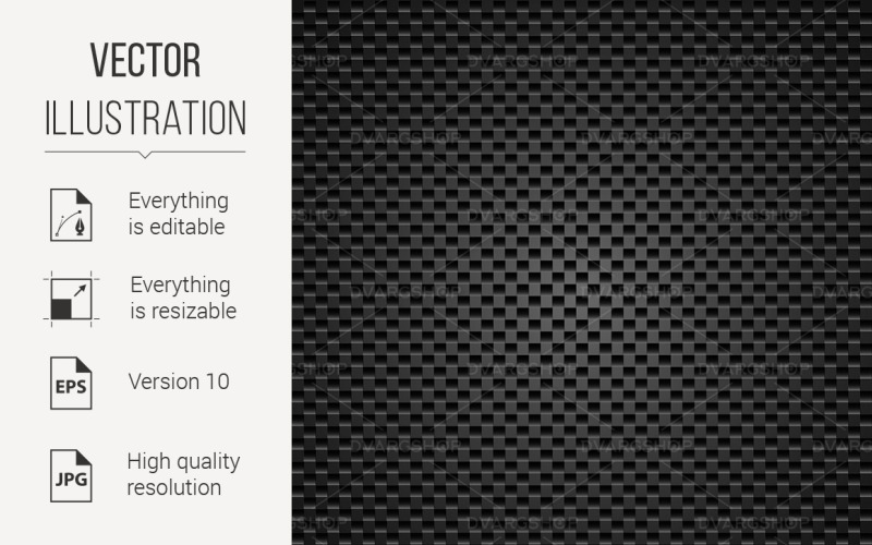 Carbon Background of Squares Illustration Designer - Vector Image Vector Graphic