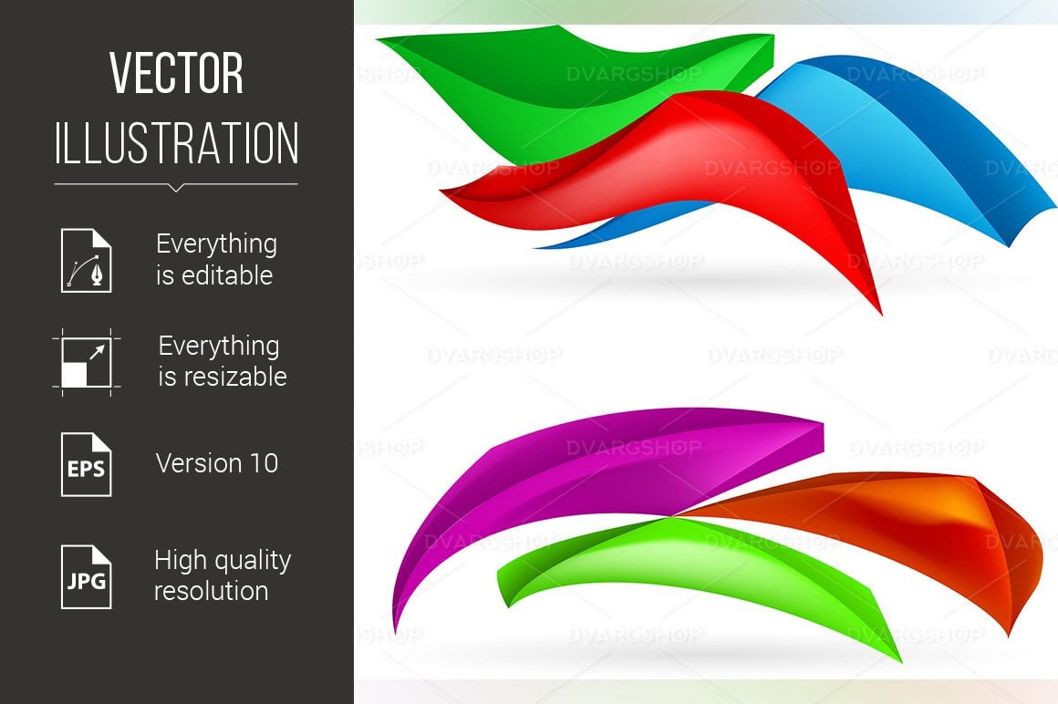 Kit Graphique #116206 Abstract Forms Divers Modles Web - Logo template Preview