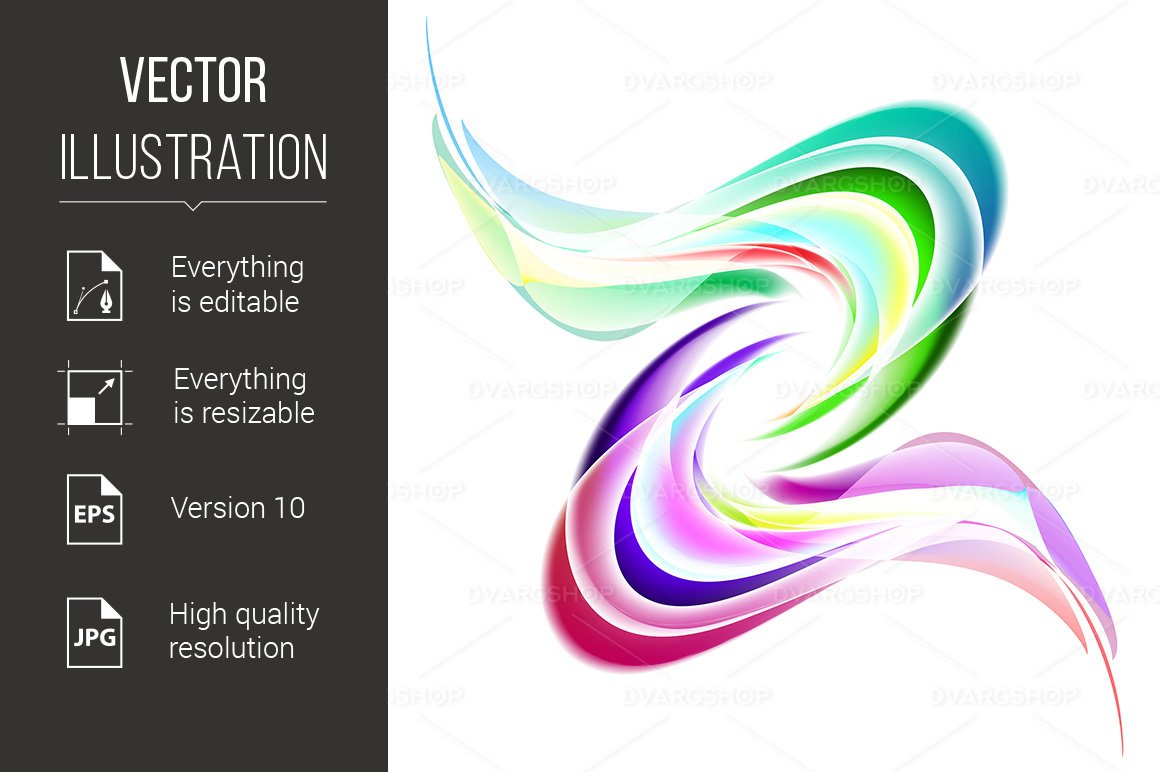 Kit Graphique #116229 Wavy Abstract Divers Modles Web - Logo template Preview