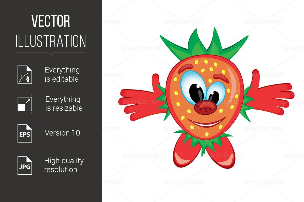 Kit Graphique #116236 Strawberry Fond Divers Modles Web - Logo template Preview