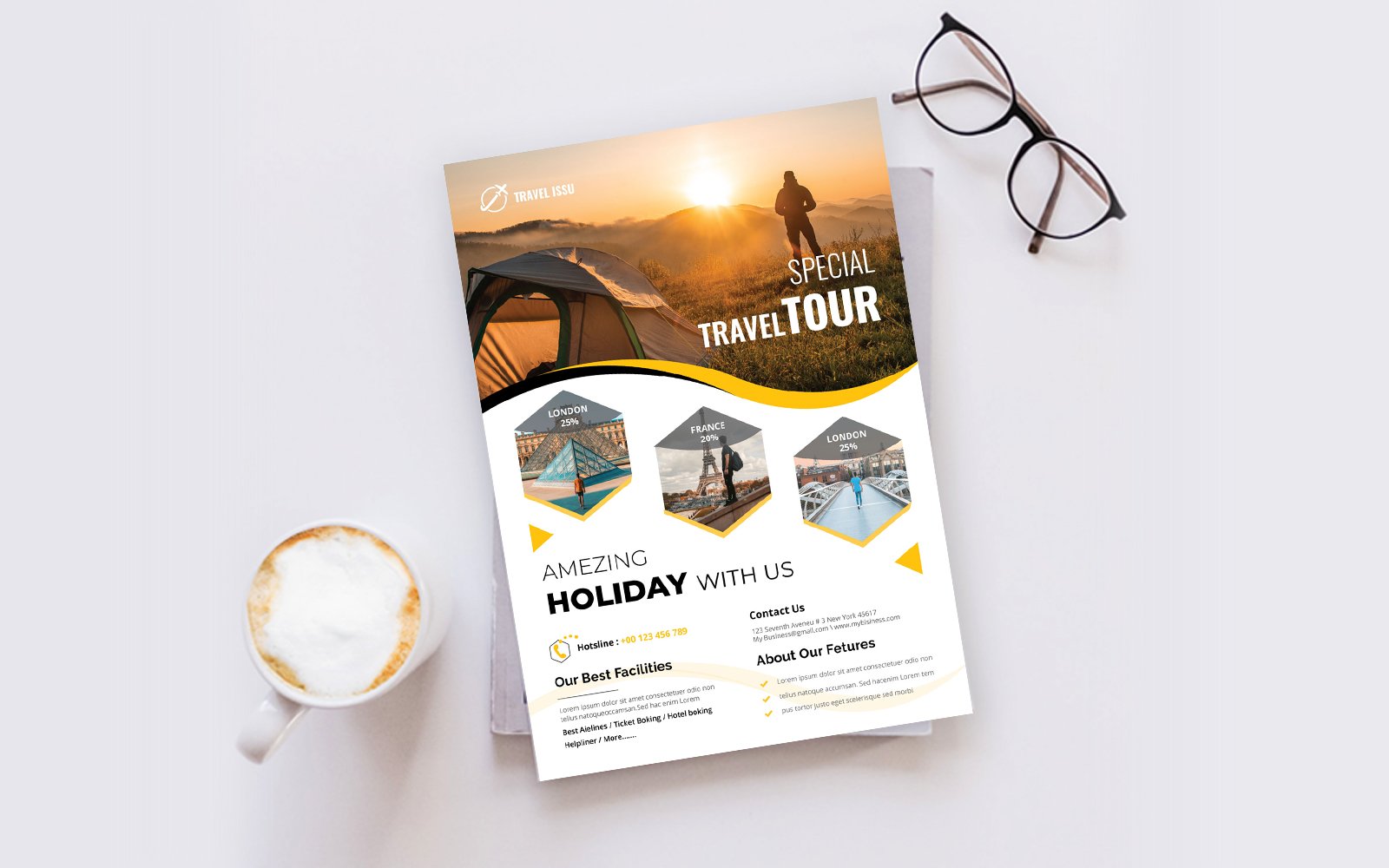 Template #116294 Travel Letter Webdesign Template - Logo template Preview