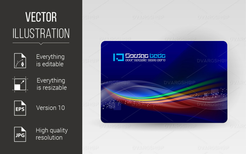 Credit Card - Vector Image Vector Graphic
