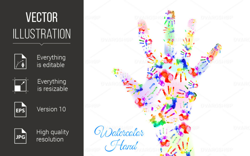 Hand - Vector Image Vector Graphic