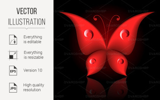 Simply Butterfly - Vector Image