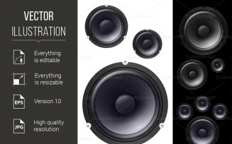 Speakers - Vector Image